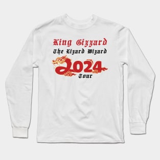 This is King Gizzard and Lizard wizard 2024 tour Long Sleeve T-Shirt